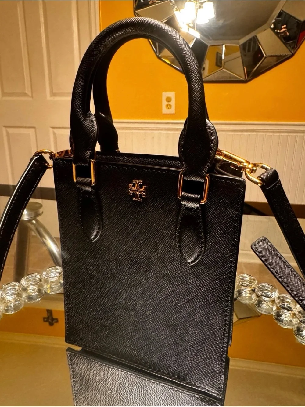 NWT Tory Burch Emerson Mini Shopper Tote Bag.